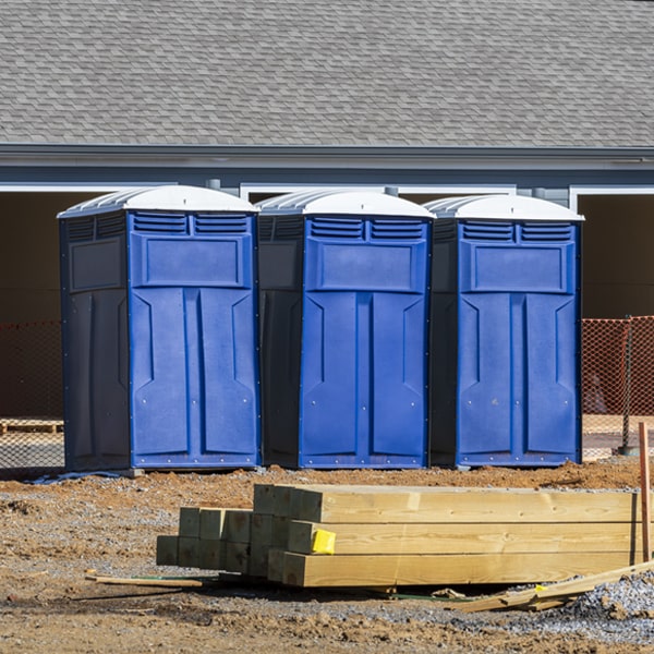 how often are the portable toilets cleaned and serviced during a rental period in Hodgenville